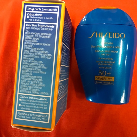 Shiseido Skincare Ultimate Sun Protection Lotion Wetforce Spf 5